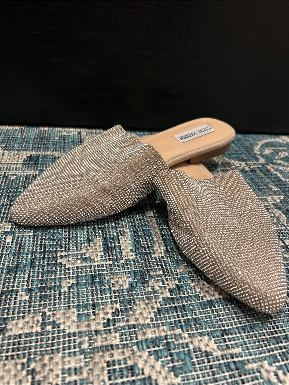 Steve Madden Rhinestone Mules